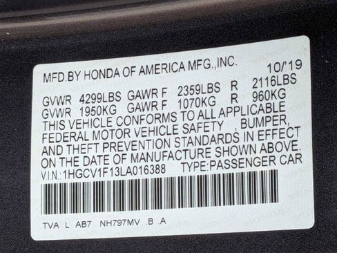 Used 2020 Honda Accord LX image 42