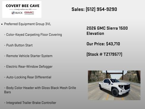 New 2026 GMC Sierra 1500 Elevation AWD/4WD image 12