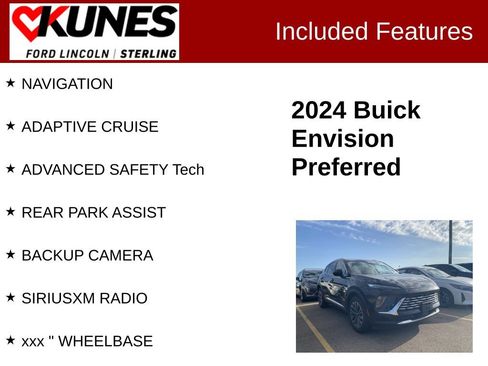 Used 2024 Buick Envision Preferred AWD/4WD image 2