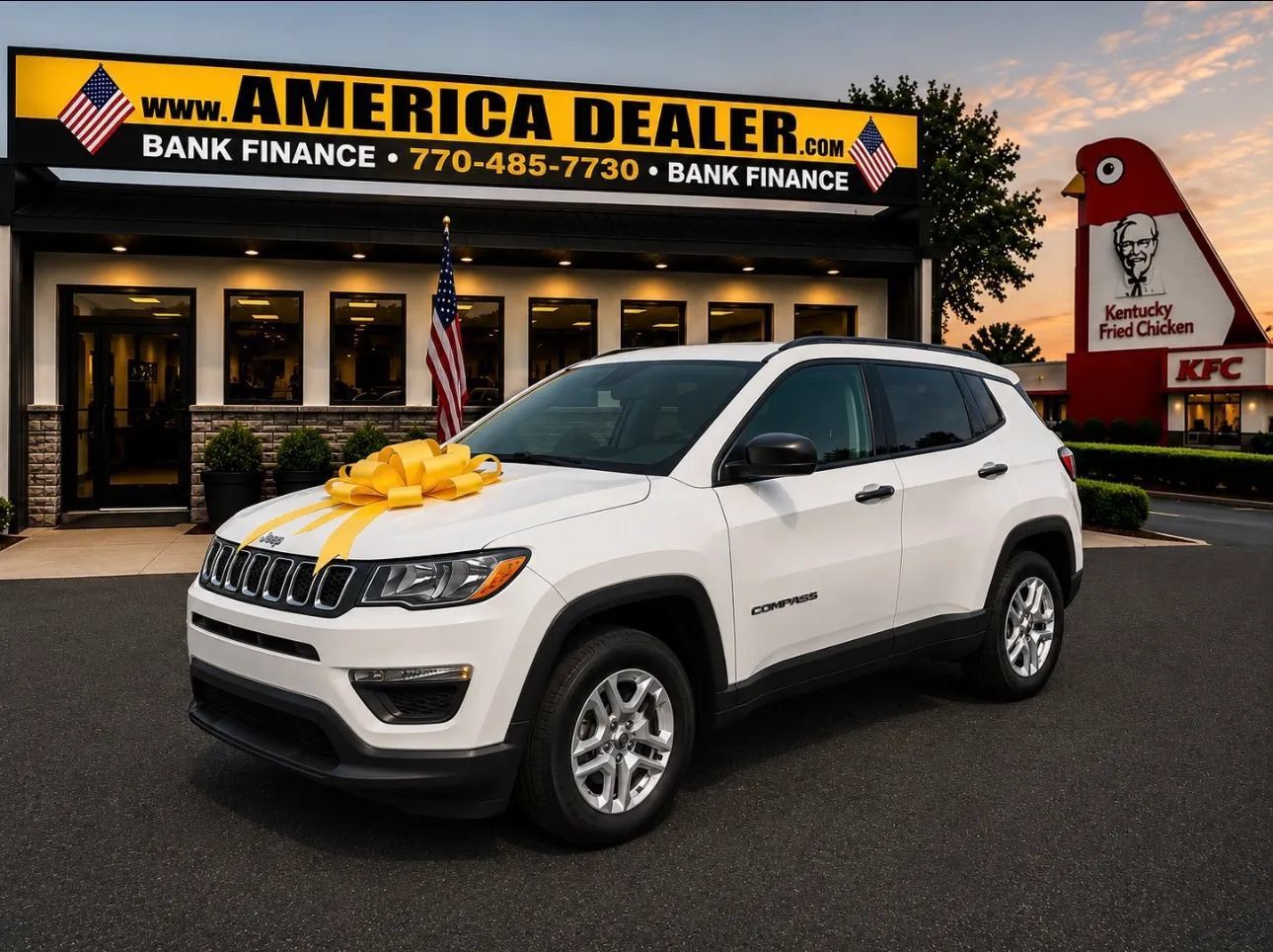 Used 2018 Jeep Compass Sport FWD image 1