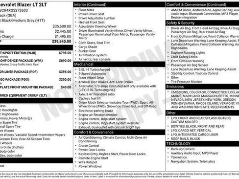 New 2025 Chevrolet Blazer LT w/ Midnight/Sport Edition image 33