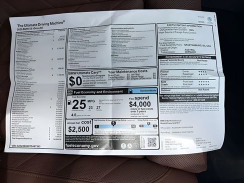 New 2026 BMW X5 xDrive40i w/ M Sport Package AWD/4WD image 25