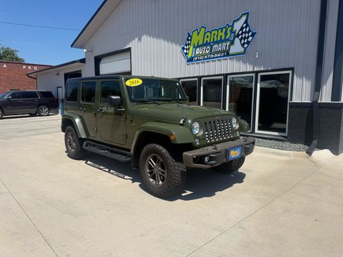 Used 2016 Jeep Wrangler Unlimited Sahara AWD/4WD image 1