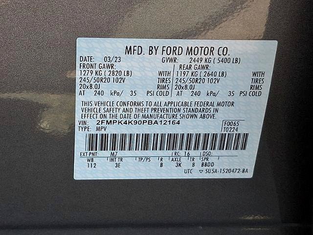 Certified 2023 Ford Edge Titanium AWD/4WD image 28