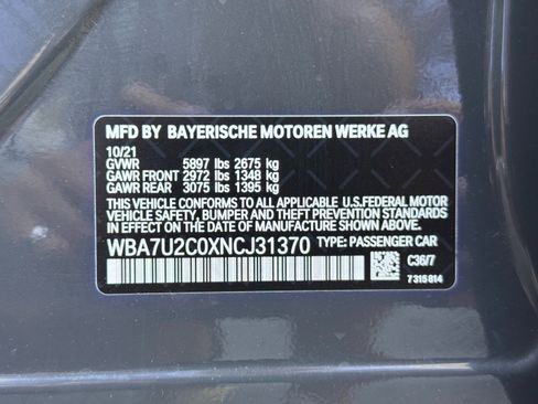 Used 2022 BMW 750i xDrive w/ M Sport Package image 52