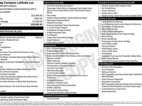 Used 2023 Jeep Compass Latitude AWD/4WD image 30