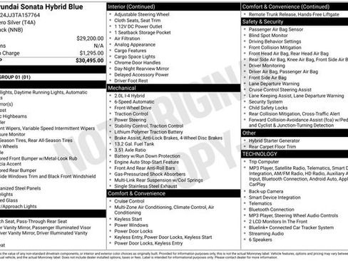 Used 2026 Hyundai Sonata Blue FWD image 2