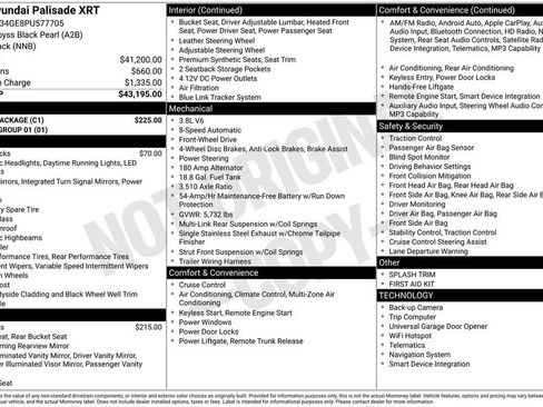 Used 2023 Hyundai Palisade XRT w/ Cargo Package FWD image 3