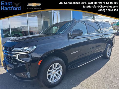 Used 2021 Chevrolet Suburban LT w/ Rear Media and Nav Package image 1