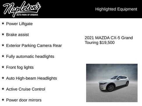 Used 2021 MAZDA CX-5 Grand Touring AWD/4WD image 4
