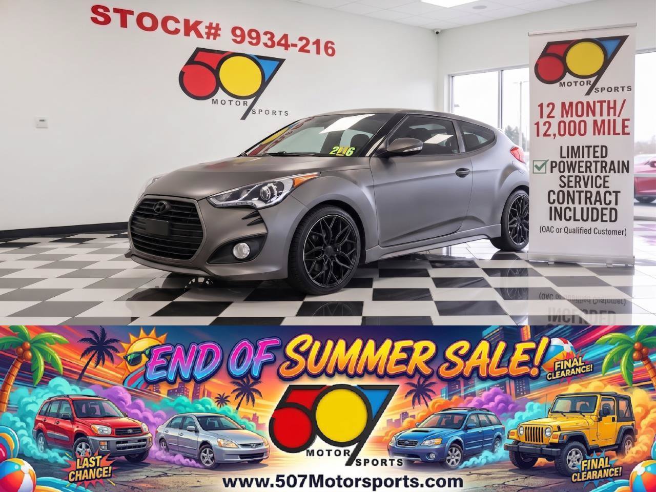 Used 2016 Hyundai Veloster Turbo w/ Option Group 04 FWD image 1