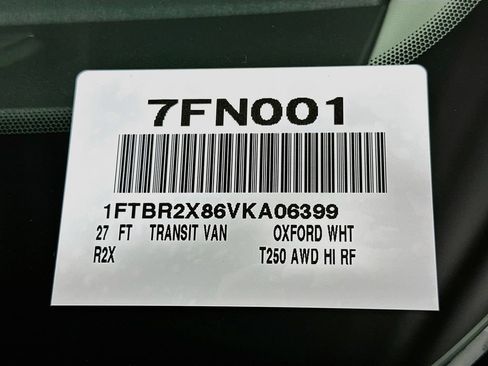 New 2027 Ford Transit 250 148 High Roof AWD w/ Load Area Protection Package image 19
