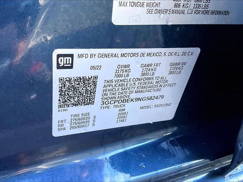 Used 2022 Chevrolet Silverado 1500 Custom w/ LPO, Dark Essentials Package image 30