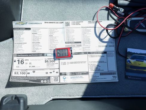 Used 2016 Chevrolet Corvette Z06 w/ 3LZ Preferred Equipment Group image 14