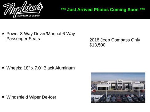 Used 2018 Jeep Compass Latitude AWD/4WD image 3