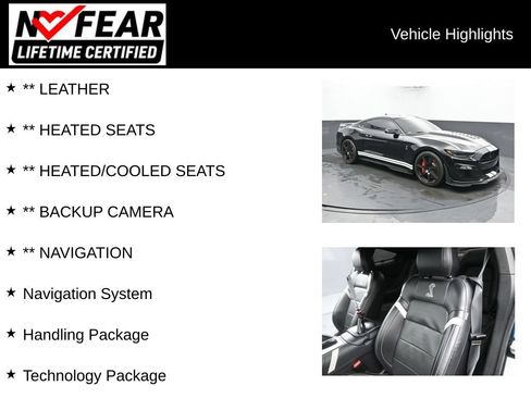 Used 2020 Ford Mustang Shelby GT500 w/ Technology Package RWD image 2
