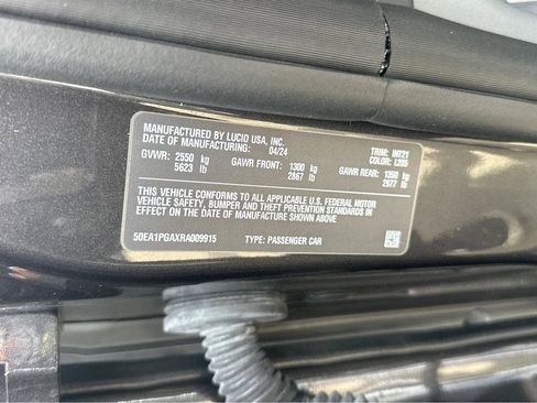 Used 2024 Lucid Air Pure RWD image 44