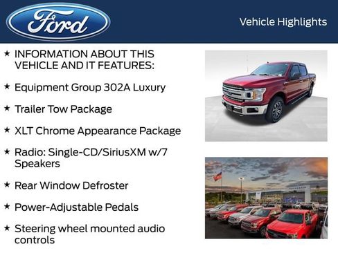 Used 2018 Ford F150 XLT w/ Equipment Group 302A Luxury AWD/4WD image 4