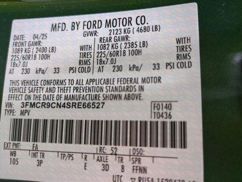 New 2025 Ford Bronco Sport Outer Banks image 17