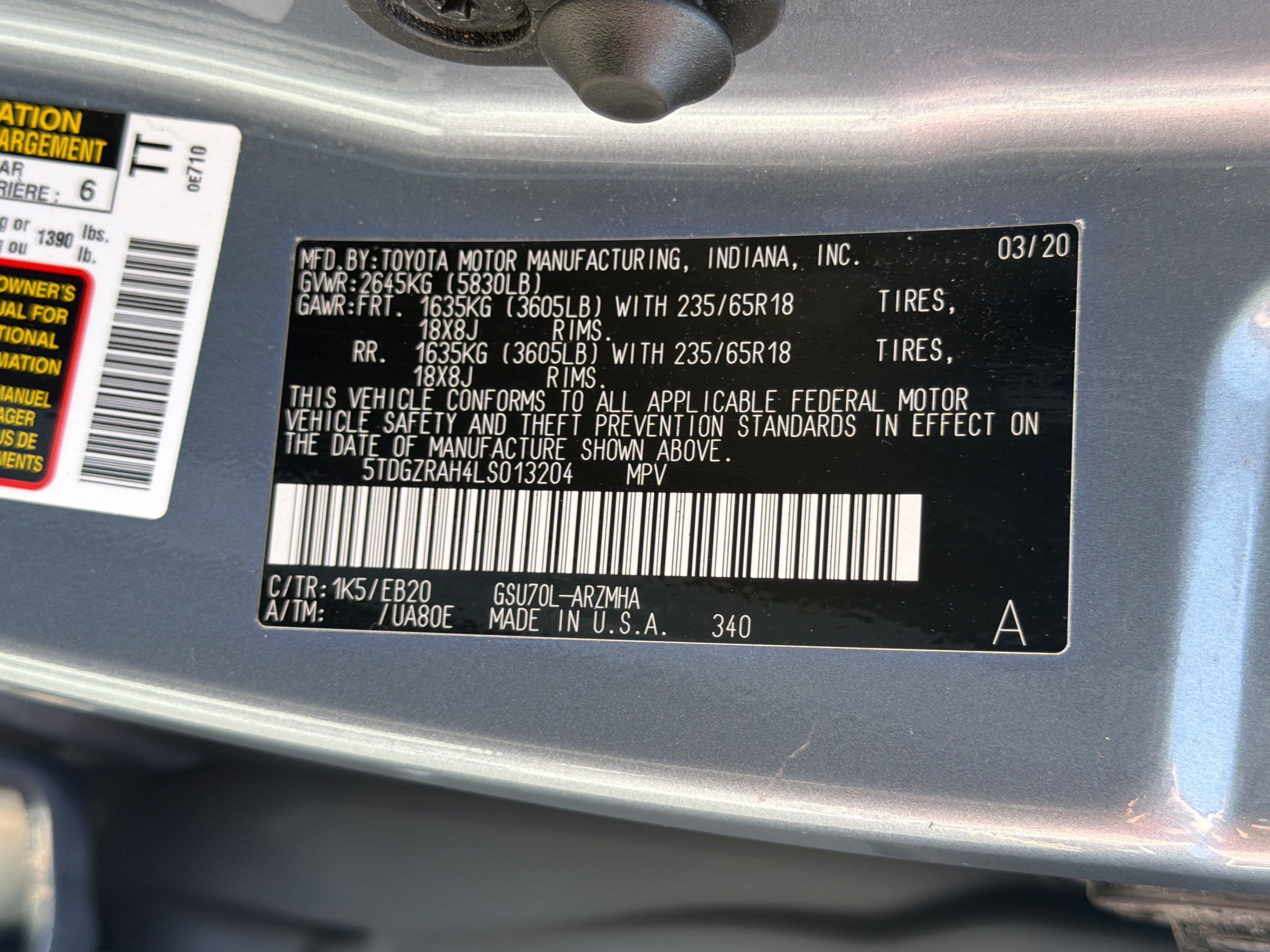Used 2020 Toyota Highlander XLE FWD image 36