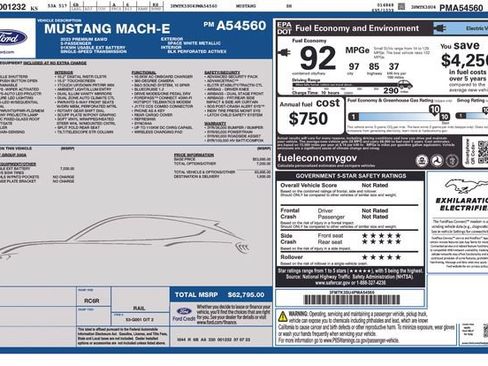 Certified 2023 Ford Mustang Mach-E Premium AWD/4WD image 6