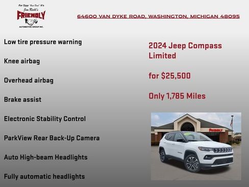 Used 2024 Jeep Compass Limited image 20