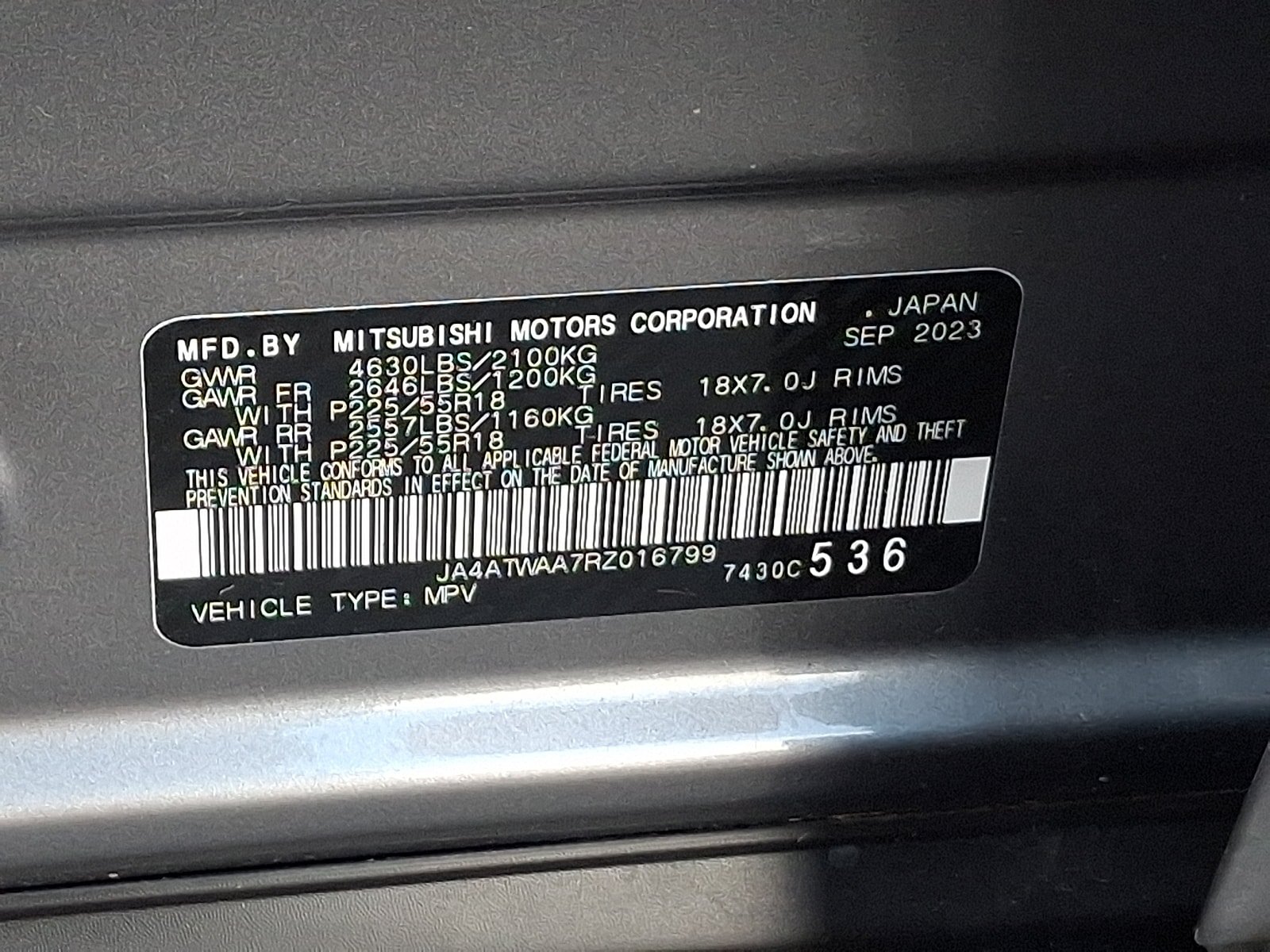 Used 2024 Mitsubishi Eclipse Cross SEL AWD/4WD image 29