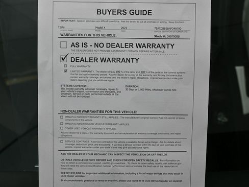 Used 2022 Tesla Model X Plaid image 45