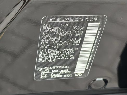 Used 2023 INFINITI QX80 Sensory w/ Cargo Package AWD/4WD image 37