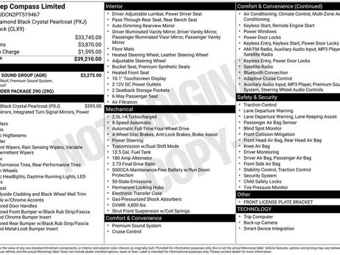 Used 2023 Jeep Compass Limited w/ Sun and Sound Group image 30