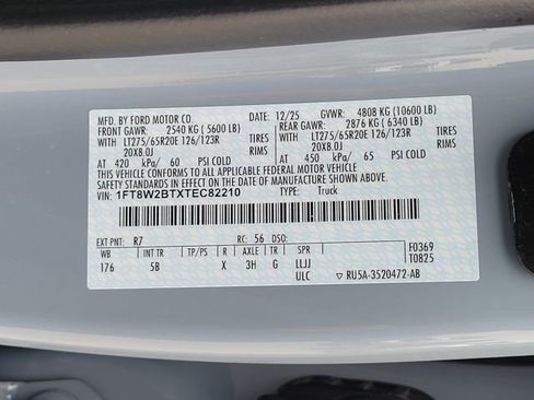 New 2026 Ford F250 Lariat w/ Black Appearance Package image 16