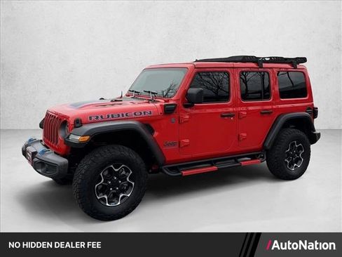 Used 2023 Jeep Wrangler Unlimited Rubicon 4xe w/ Cold Weather Group AWD/4WD image 1