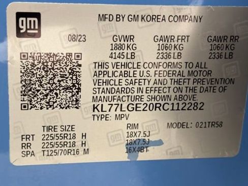 Used 2024 Chevrolet Trax RS w/ Sunroof Package image 46