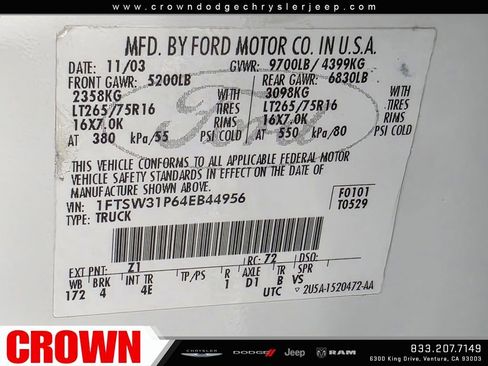 Used 2004 Ford F350 Lariat image 46