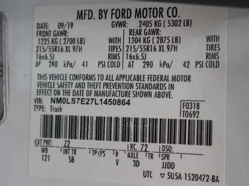 Used 2020 Ford Transit Connect XL FWD image 43