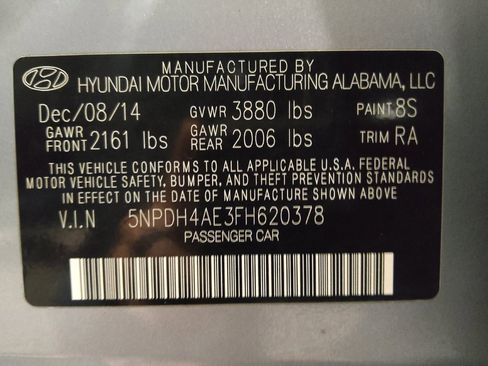 Used 2015 Hyundai Elantra SE w/ Option Group 02 FWD image 33