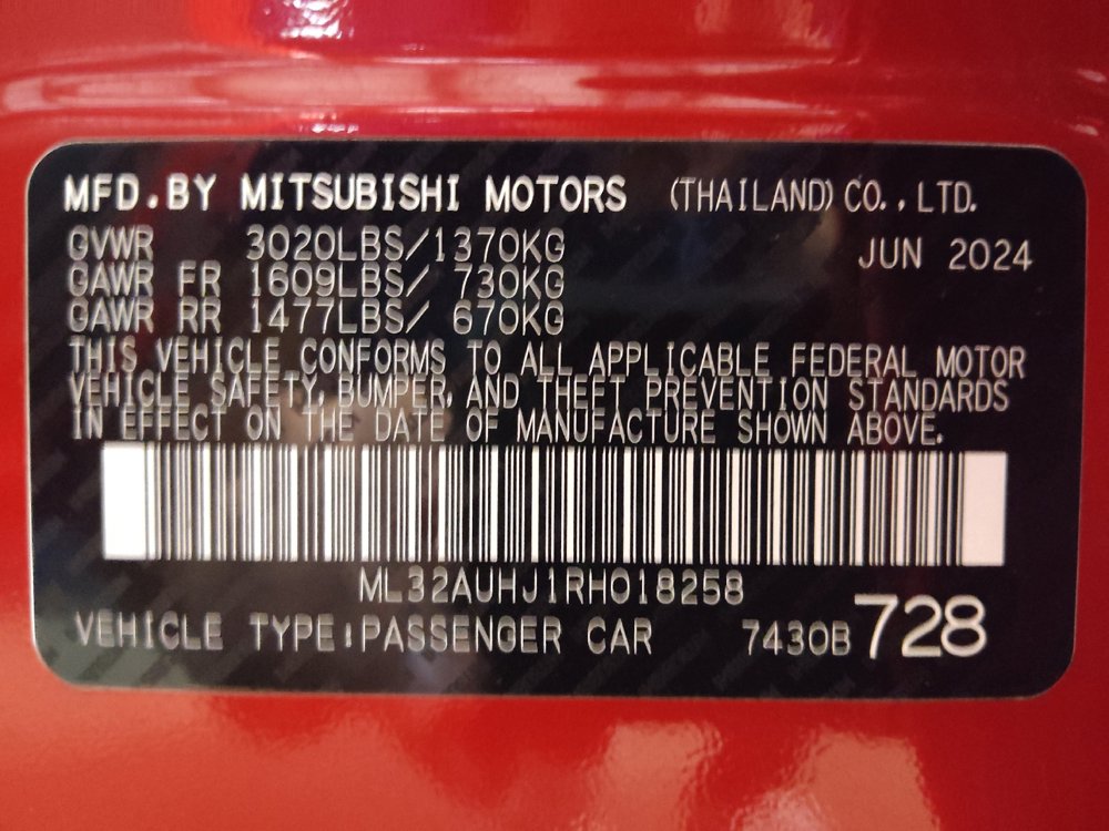 Used 2024 Mitsubishi Mirage ES FWD image 33