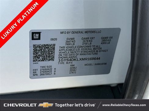 Used 2021 Cadillac Escalade Premium Luxury Platinum image 48