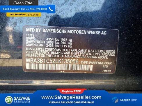 Used 2014 BMW 320i Sedan RWD image 16