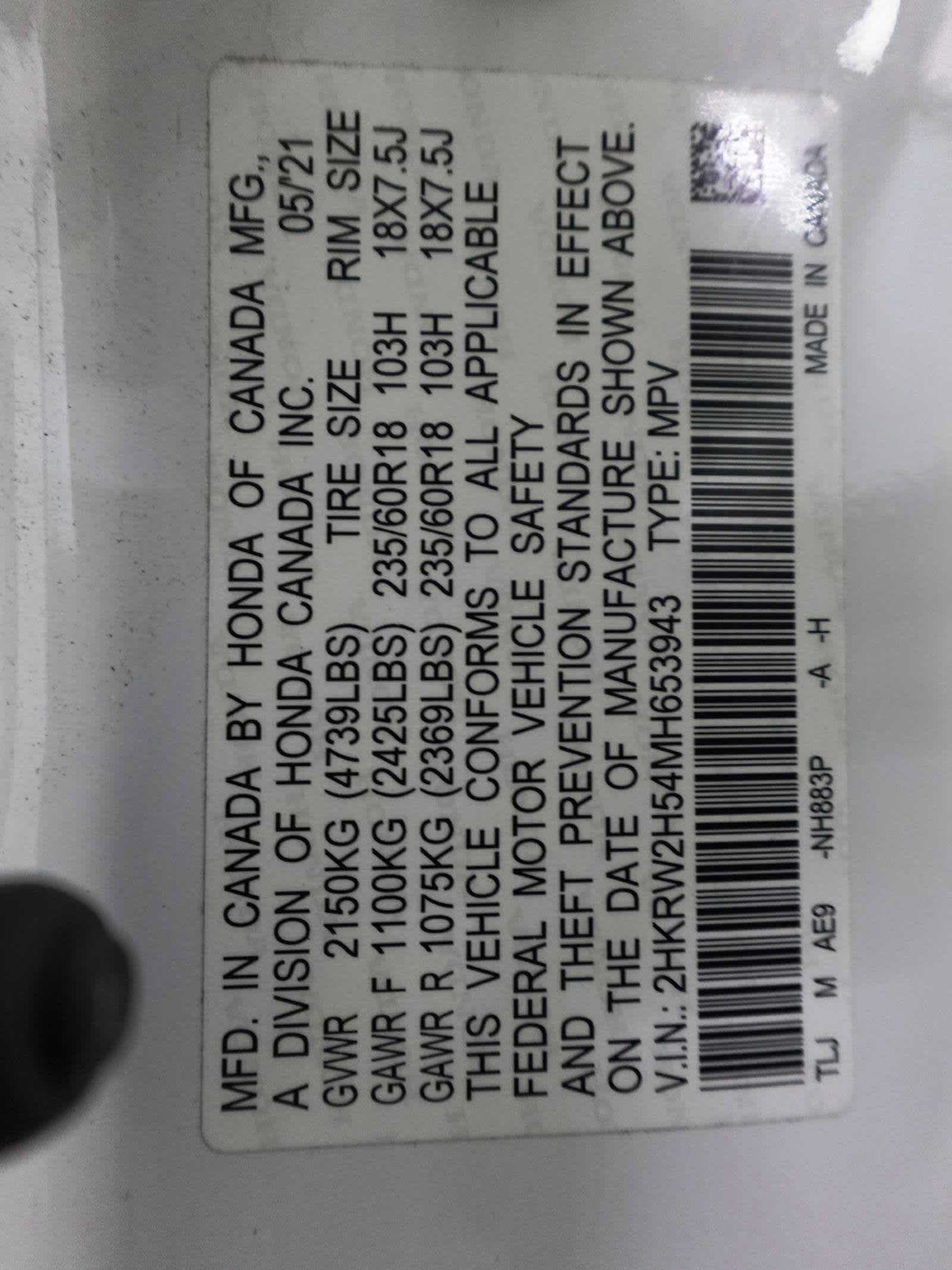 Used 2021 Honda CR-V EX image 30