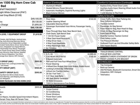 Used 2022 RAM 1500 Big Horn AWD/4WD image 28