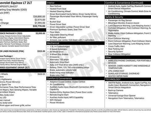 New 2026 Chevrolet Equinox LT w/ Convenience Package II image 10