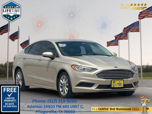 Used 2017 Ford Fusion SE w/ Fusion SE Technology Package FWD image 1