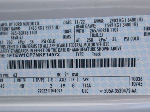 Used 2022 Ford F150 Lariat image 33