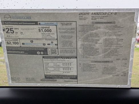 New 2025 MAZDA CX-5 AWD 2.5 S image 30