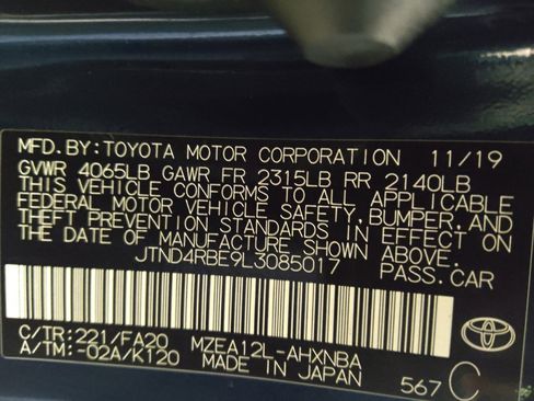 Used 2020 Toyota Corolla SE FWD image 33