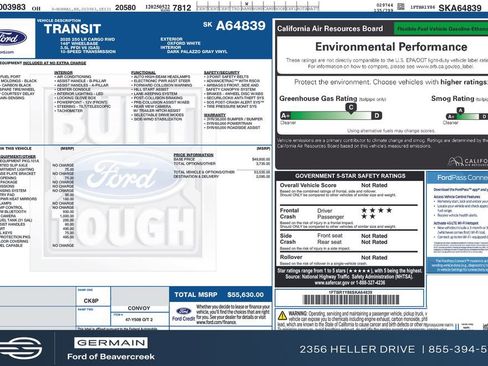 New 2025 Ford Transit 250 Low Roof w/ Load Area Protection Package image 27