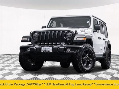 Used 2021 Jeep Wrangler Unlimited Sport AWD/4WD image 2