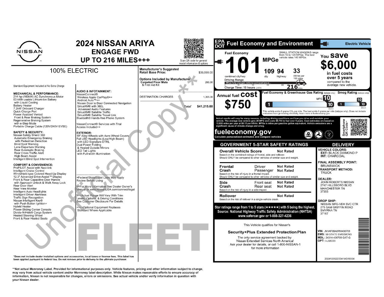 Certified 2024 Nissan Ariya FWD image 32