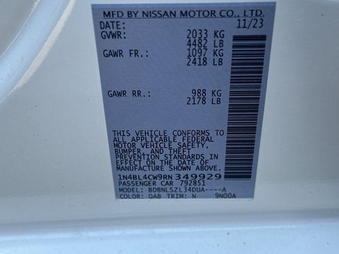Used 2024 Nissan Altima 2.5 SR AWD/4WD image 26